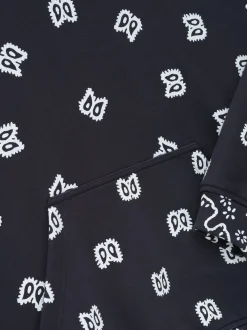 BANDANA PRINT HOODIE