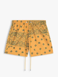 BANDANA PRINT SWIM TRUNKS