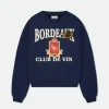 BORDEAUX CREWNECK