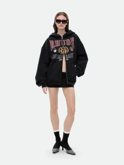 BORDEAUX GRAND VIN ZIP-UP HOODIE