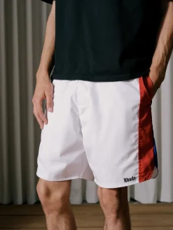 CHEVRON TRACK SHORTS