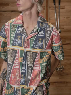 COLLEGIATE FLAG SNAP SHIRT