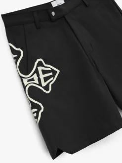 CROSS LOGO TWILL SHORT