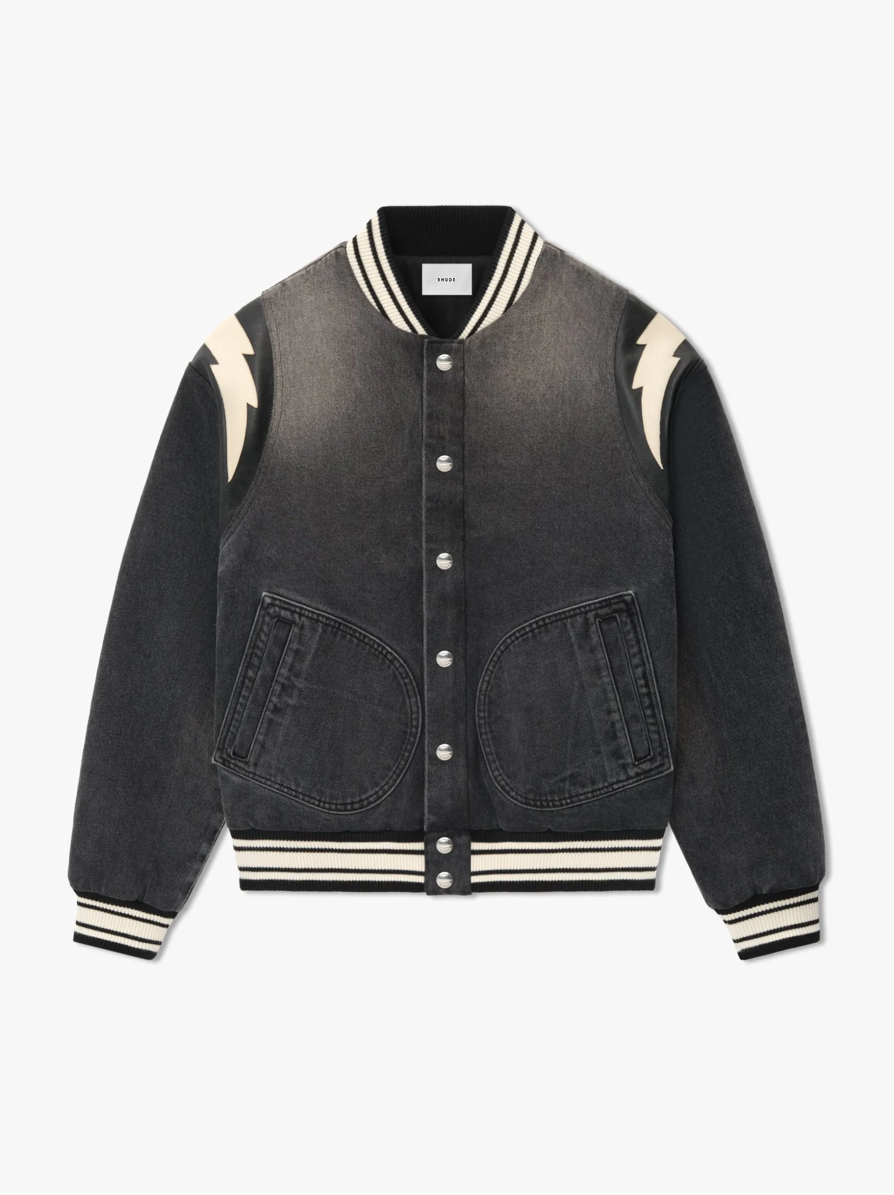 DENIM LIGHTING BOMBER