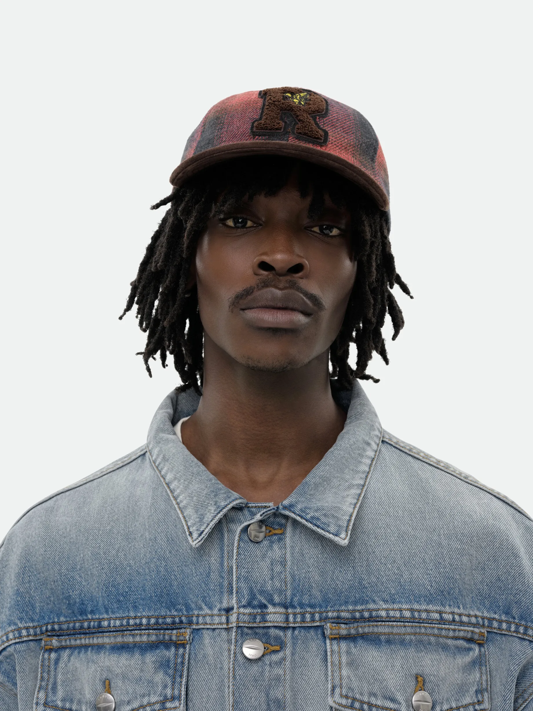 FLANNEL R PATCH 6-PANEL HAT