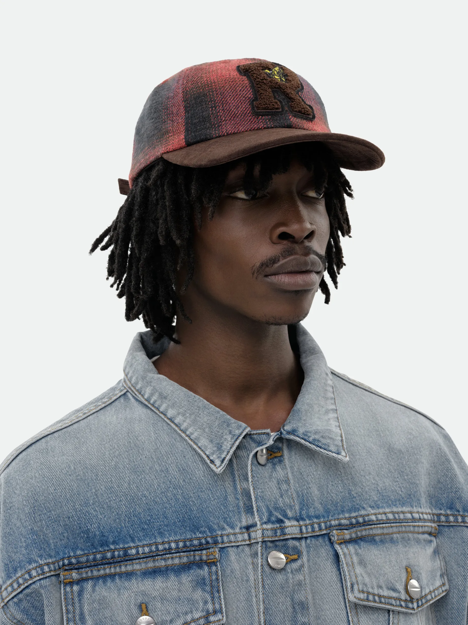 FLANNEL R PATCH 6-PANEL HAT