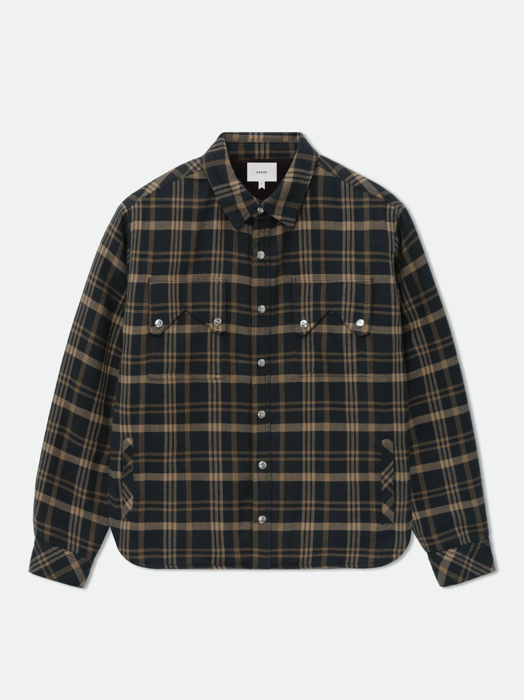 FLANNEL SHERPA OVERSHIRT