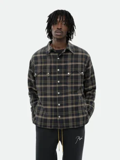 FLANNEL SHERPA OVERSHIRT