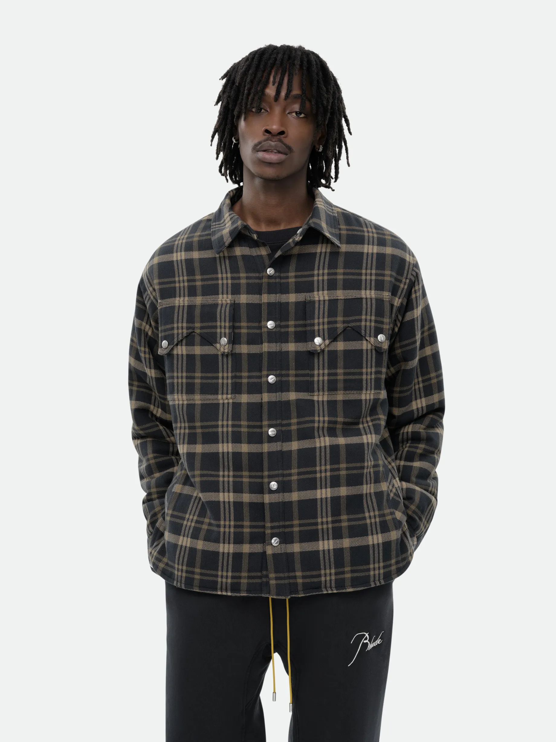 FLANNEL SHERPA OVERSHIRT