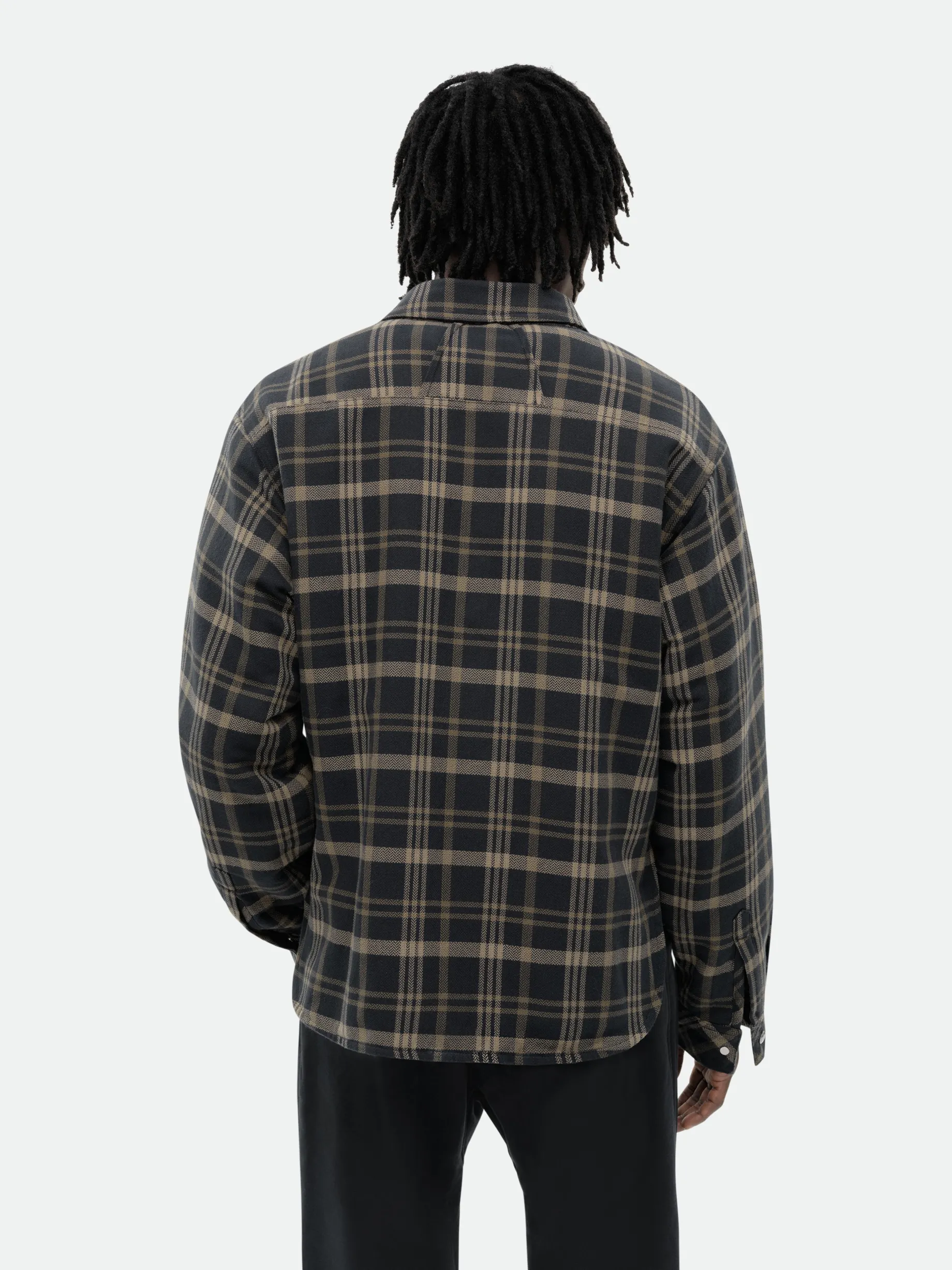 FLANNEL SHERPA OVERSHIRT