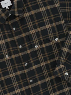 FLANNEL SHERPA OVERSHIRT