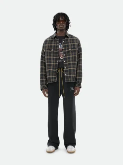 FLANNEL SHERPA OVERSHIRT