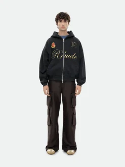 GSTAAD RHUDE ZIP UP HOODIE