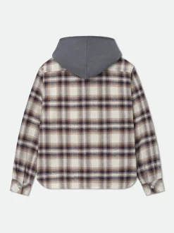 HOODED FLANNEL JACKET