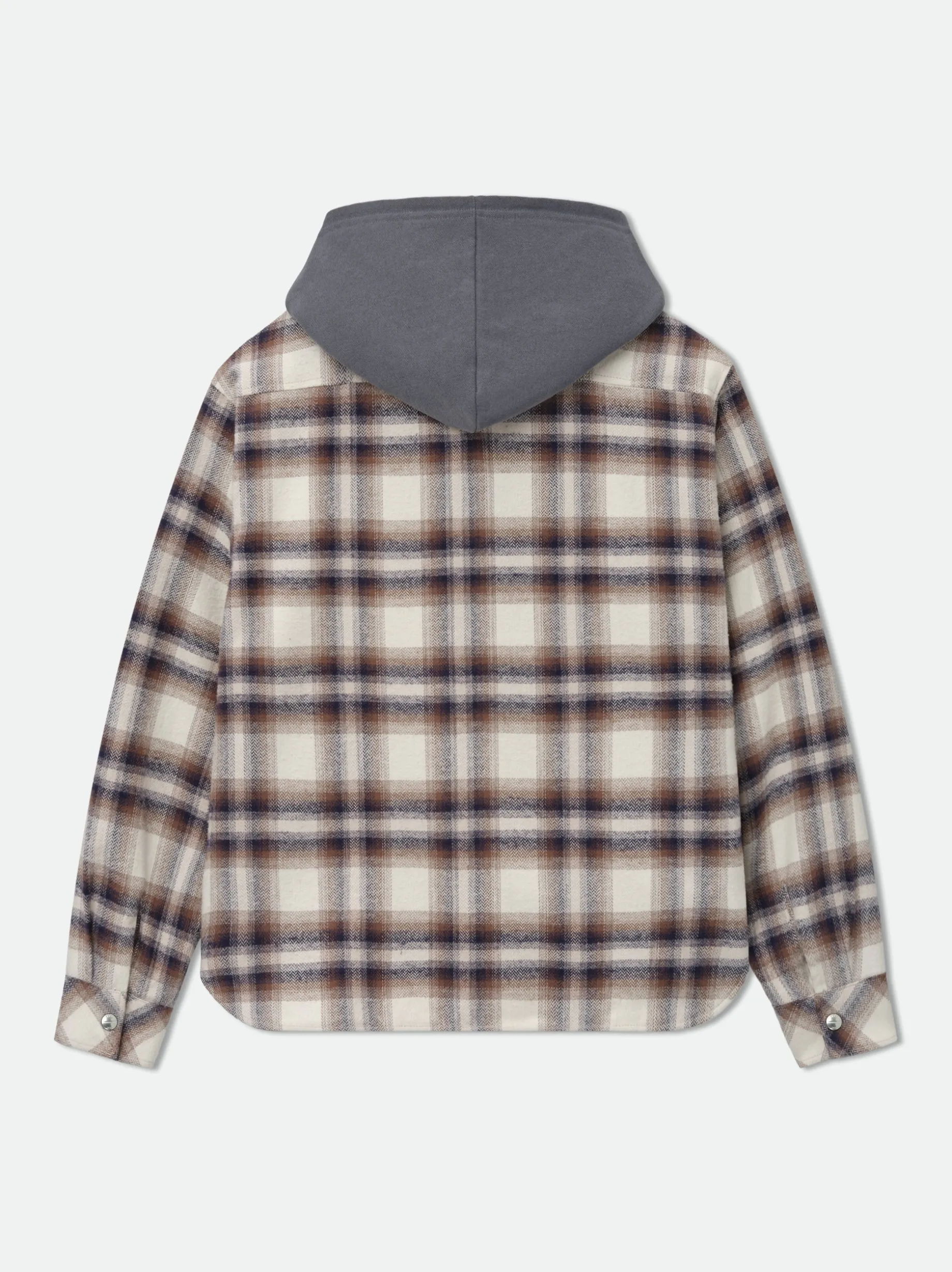 HOODED FLANNEL JACKET