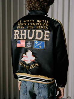 LE SOLEIL SATIN BOMBER