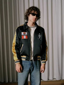 LE SOLEIL SATIN BOMBER
