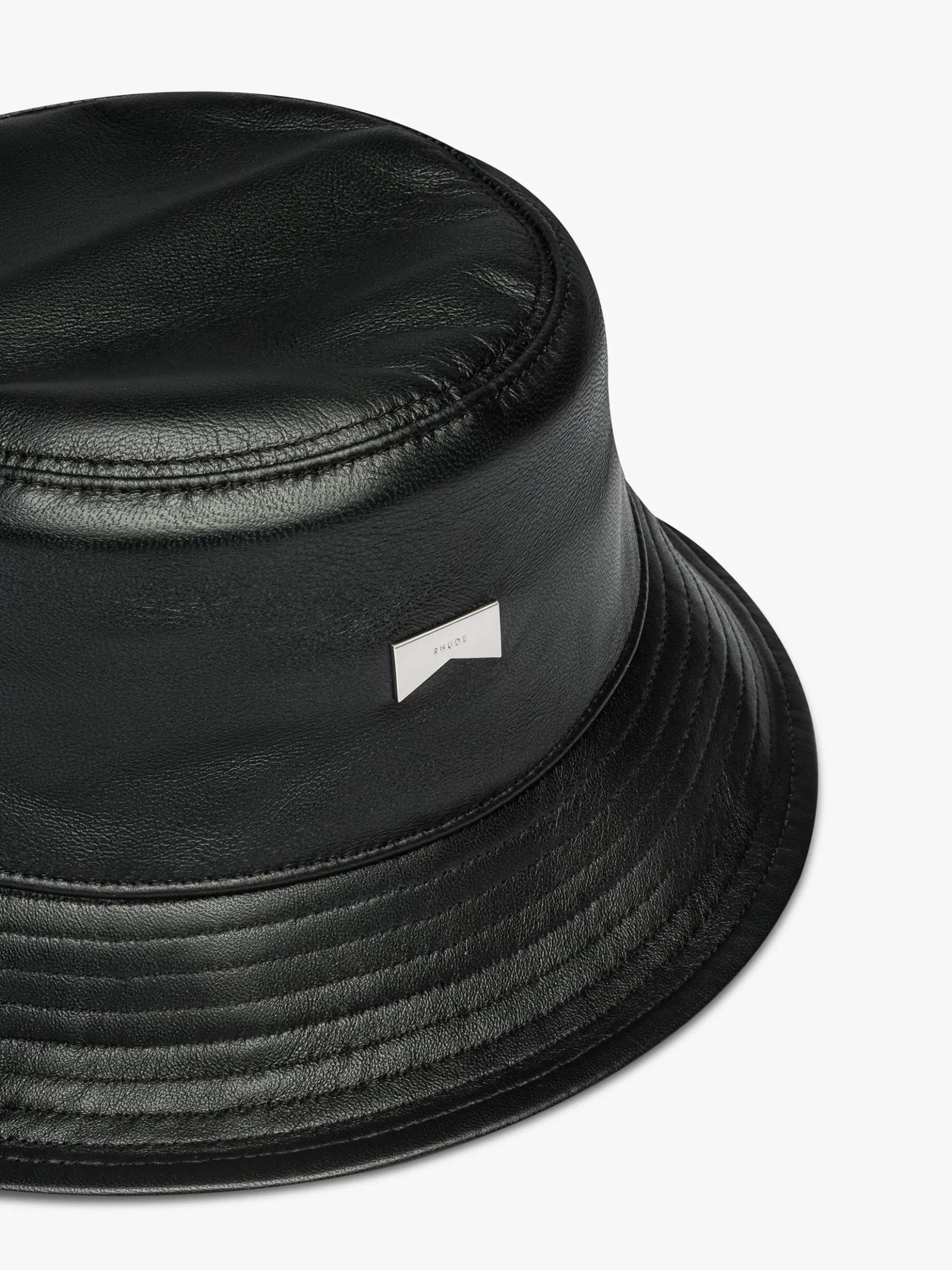 LEATHER BUCKET HAT