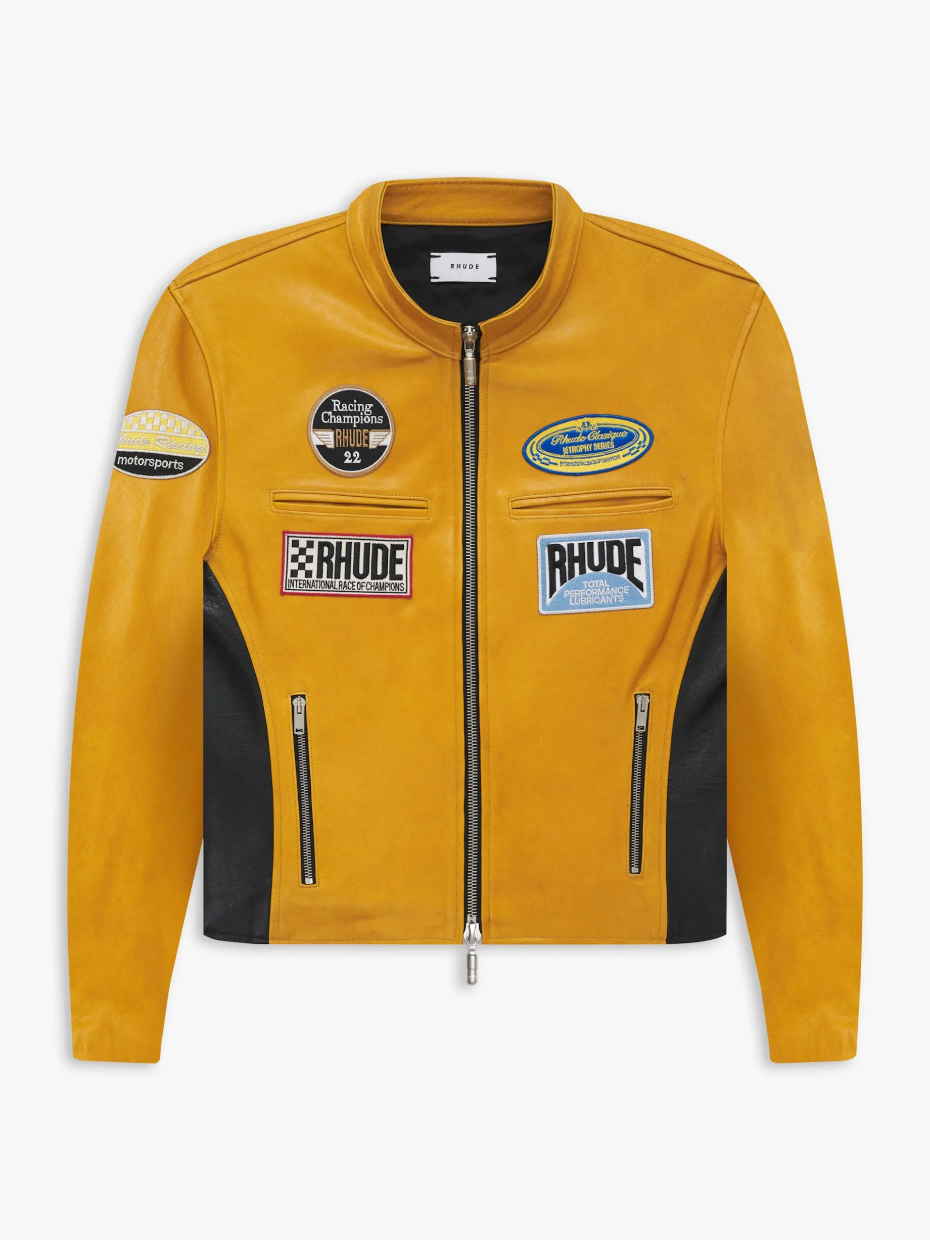 LEATHER RACING JACKET