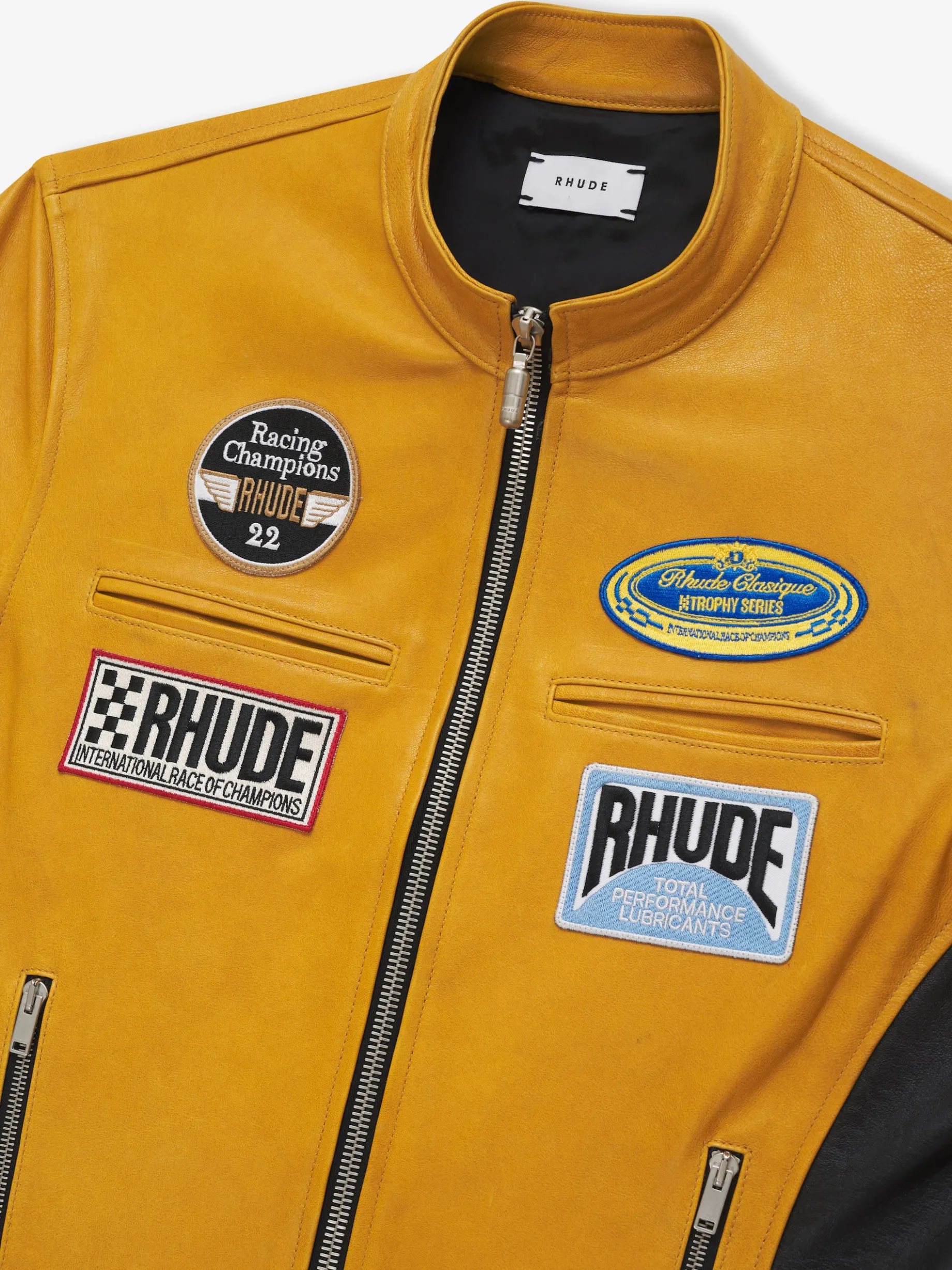 LEATHER RACING JACKET