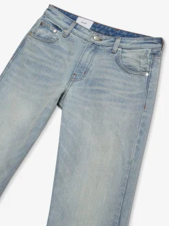 LOW-WAIST FLARE DENIM