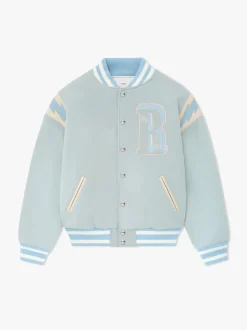MINT WOOL LIGHTNING VARSITY