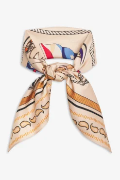 NAUTICAL PRINTED SCARF