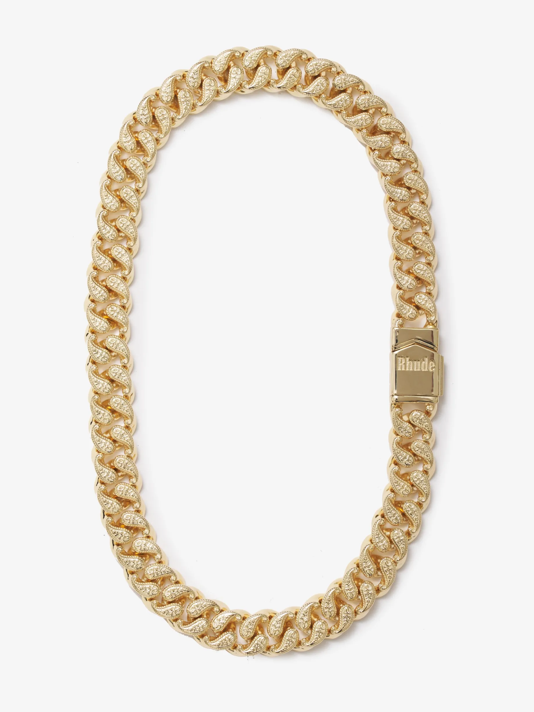PAISLEY CUBAN LINK NECKLACE