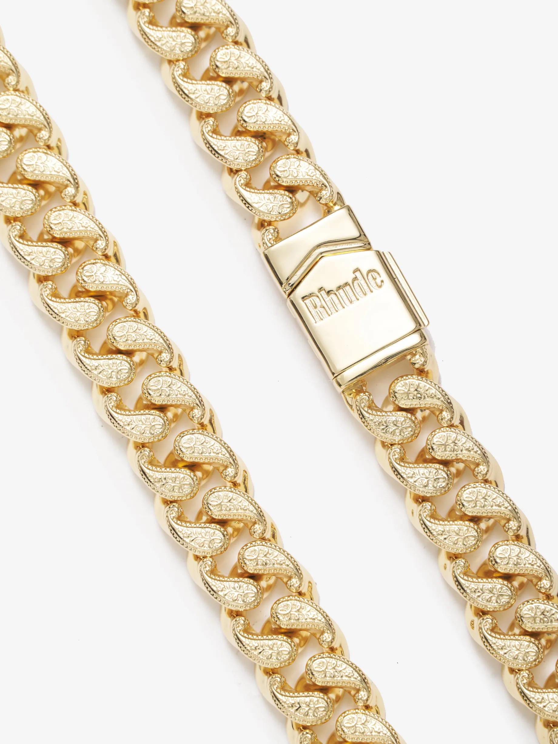 PAISLEY CUBAN LINK NECKLACE