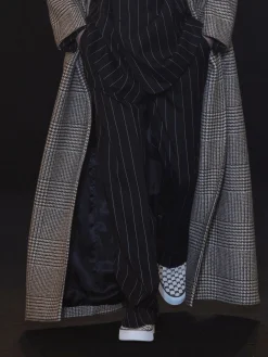 PINSTRIPE SUIT PANTS