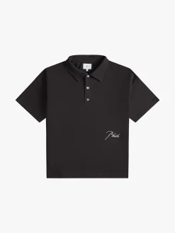 PIQUE SNAP SHORT SLEEVE POLO