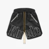 RH LOGO SHORTS - LEATHER