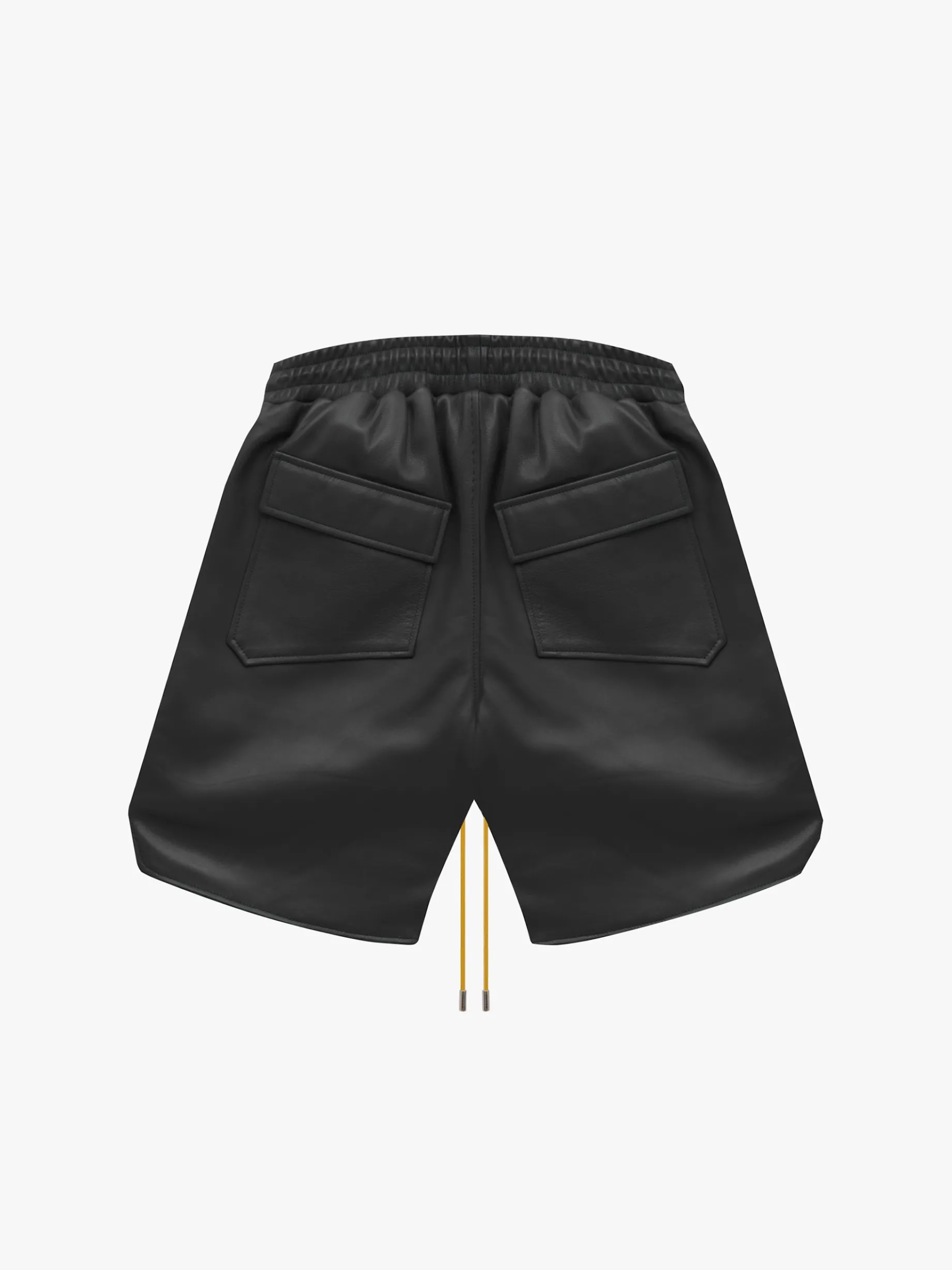 RH LOGO SHORTS - LEATHER