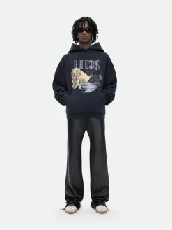 RHINESTONE HUNTING DOG HOODIE