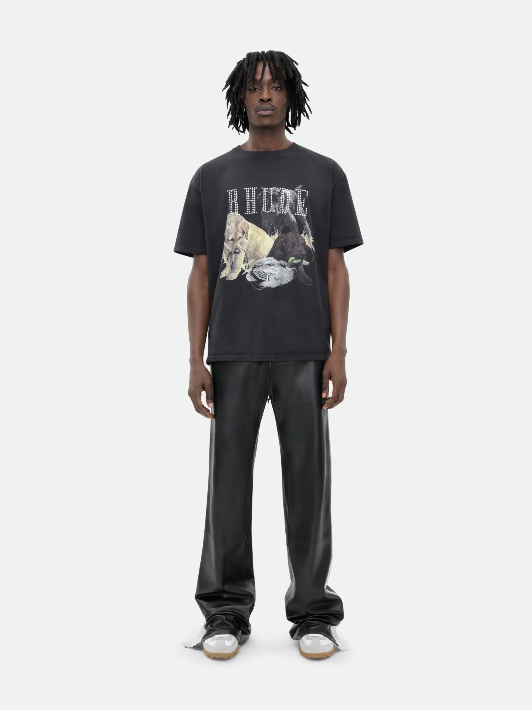 RHINESTONE HUNTING DOG TEE