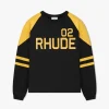 RHUDE 02 STRIPE LS TEE