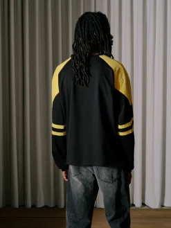 RHUDE 02 STRIPE LS TEE