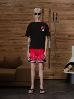 RHUDE BASKETBALL SWIM TRUNKS