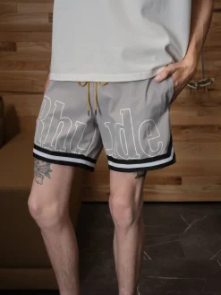 RHUDE BASKETBALL SWIM TRUNKS
