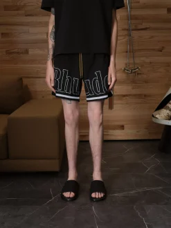 RHUDE BASKETBALL SWIM TRUNKS