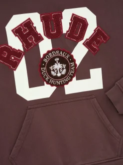 RHUDE CHENILLE HUNTING CLUB HOODIE