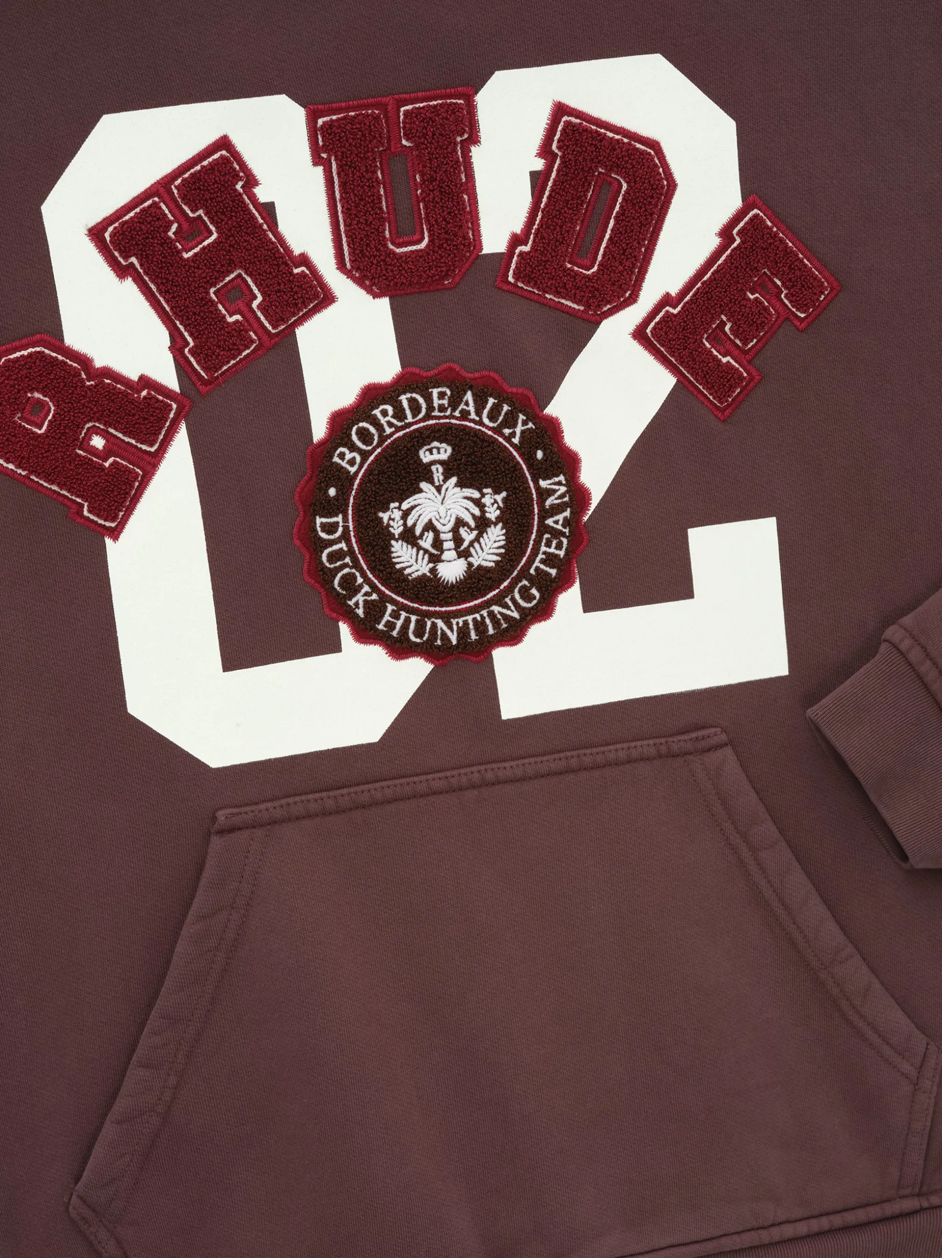 RHUDE CHENILLE HUNTING CLUB HOODIE