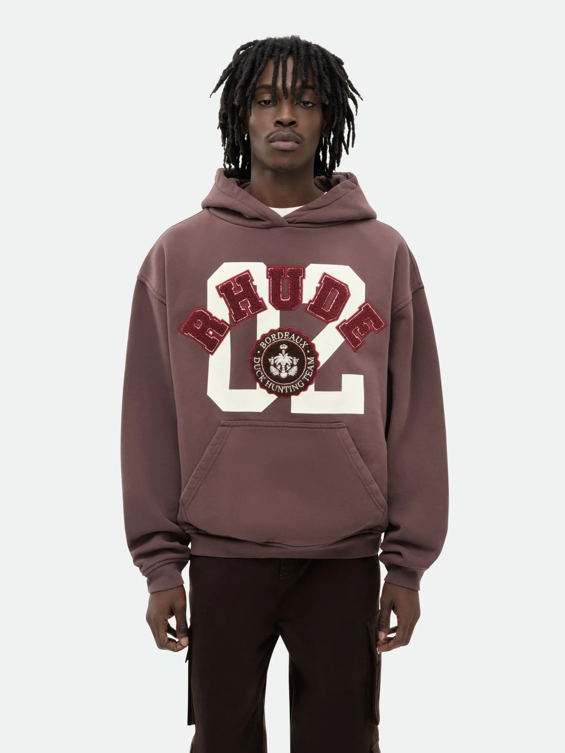 RHUDE CHENILLE HUNTING CLUB HOODIE