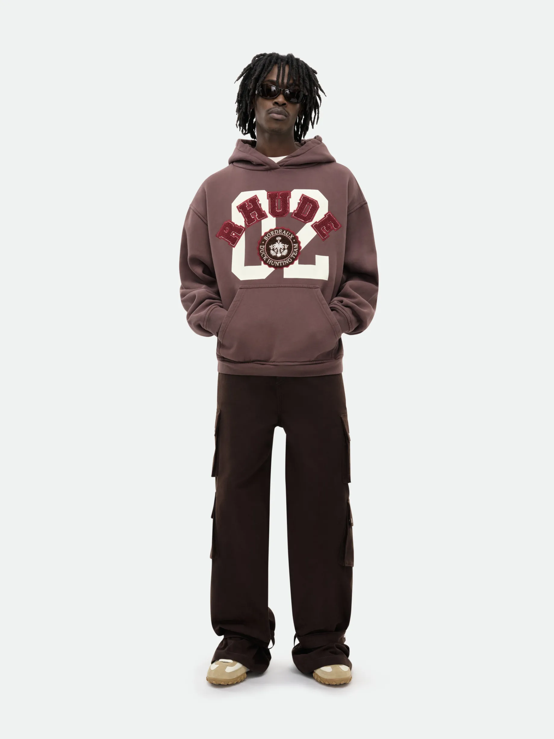 RHUDE CHENILLE HUNTING CLUB HOODIE