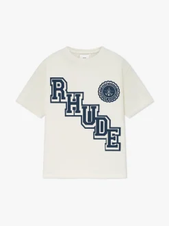 RHUDE COLLEGIATE CREST TEE