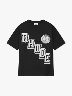 RHUDE COLLEGIATE CREST TEE