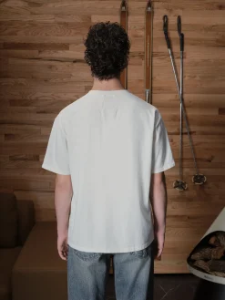 RHUDE COLLEGIATE CREST TEE