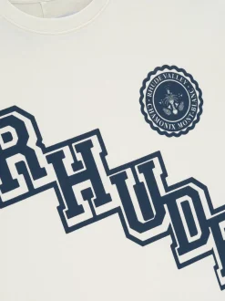 RHUDE COLLEGIATE CREST TEE