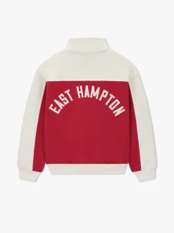 RHUDE CONTRAST QUARTER-ZIP VARSITY