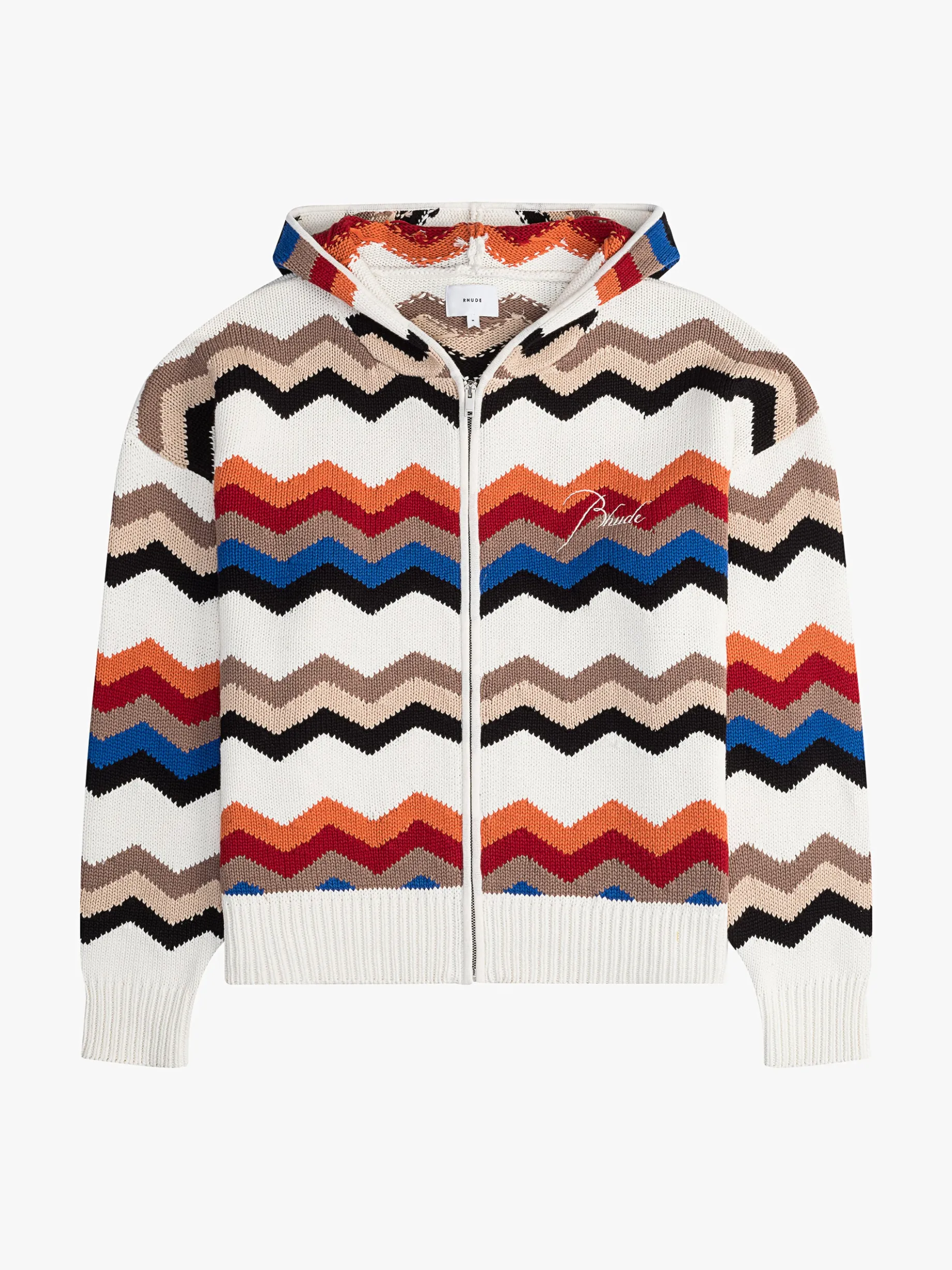 RHUDE CYRIL KNIT ZIP-UP